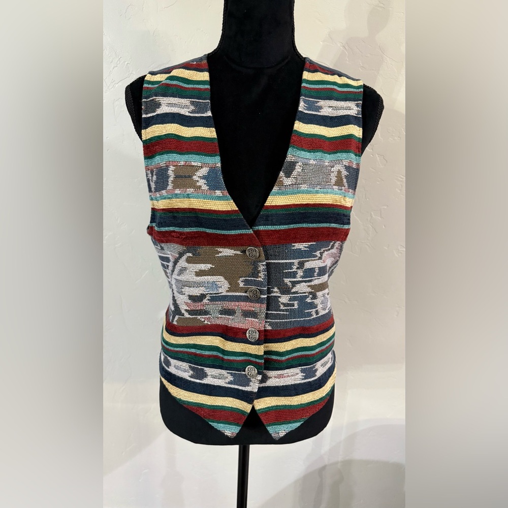Vintage Roper Multicolored Western Vest